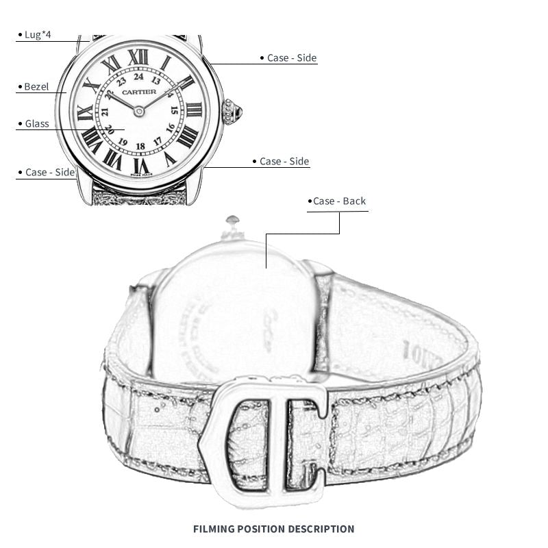 FWC WATCH PROTECTIVE FILM FOR CARTIER RONDE DE CARTIER 29.5 W6700155