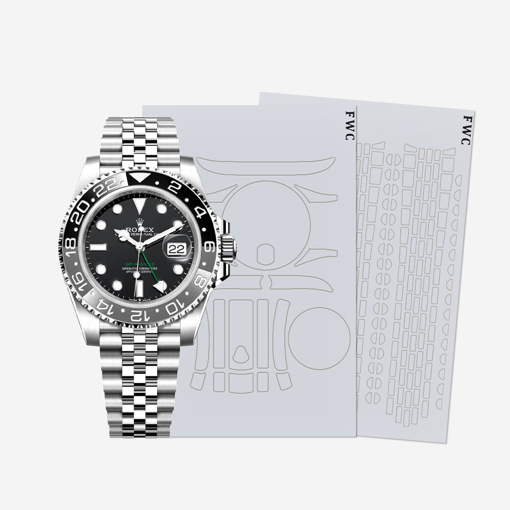 FILM DE PROTECTION DE MONTRE FWC POUR ROLEX GMT-MASTER 40 126710blro-0001