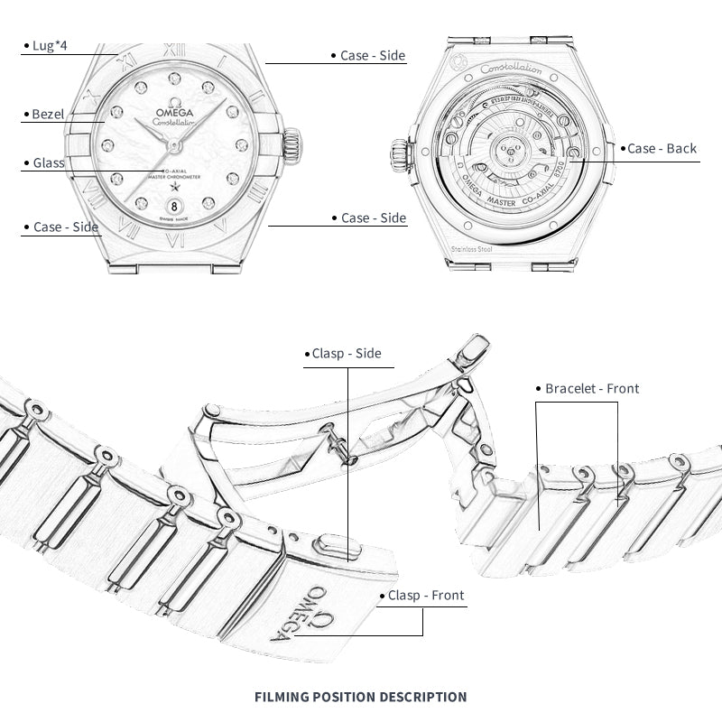 FWC WATCH PROTECTIVE FILM FOR OMEGA CONSTELLATION 29 131.20.29.20.55.001