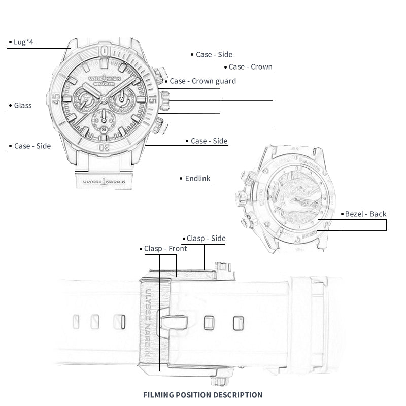 FWC UHRENSCHUTZFOLIE FÜR ULYSSE NARDIN FREAK X 43 2303-270.1/03