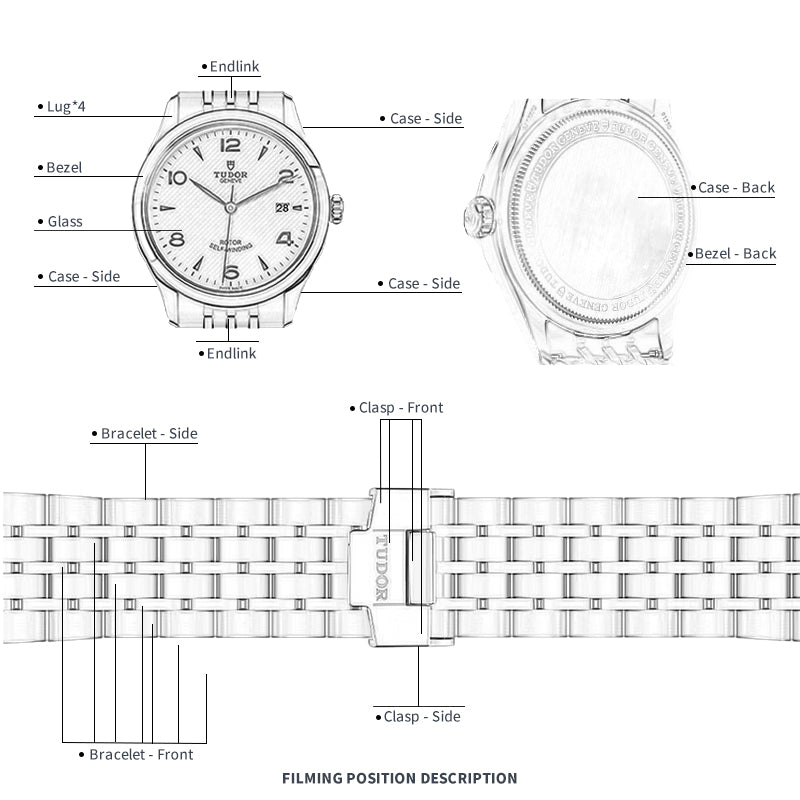 FILM DE PROTECTION DE MONTRE FWC POUR TUDOR 1926 41 M91650-0002