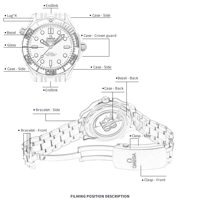FWC WATCH PROTECTIVE FILM FOR OMEGA SEAMASTER 42 210.30.42.20.04.002