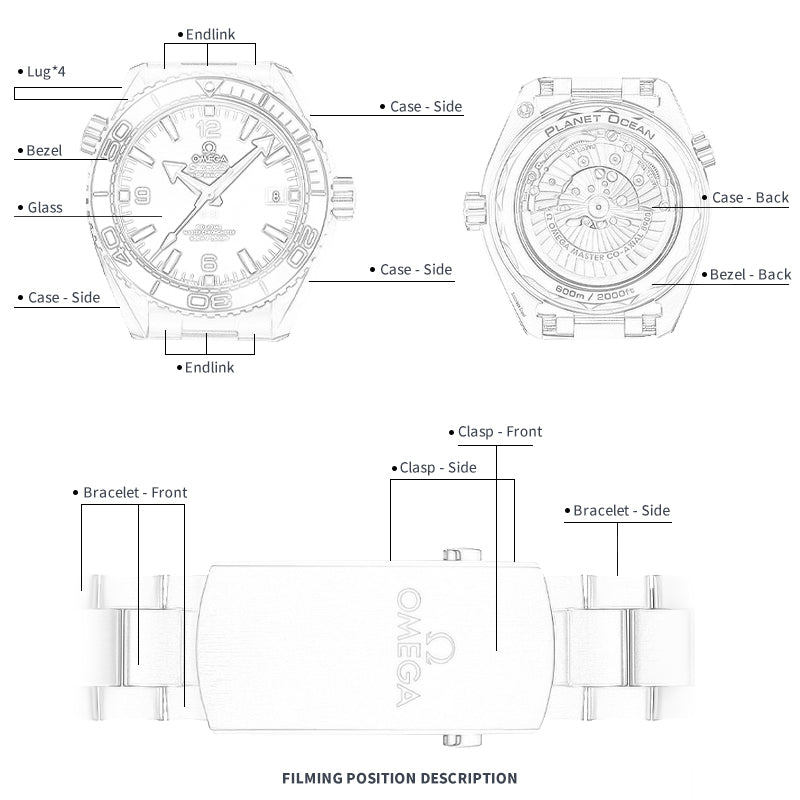 FWC-Uhrenschutzfolie für Omega Seamaster 42, 522.30.42.20.03.001