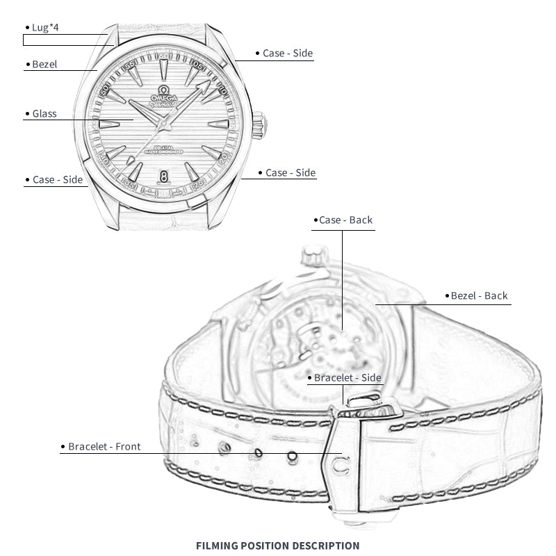 FWC WATCH PROTECTIVE FILM FOR OMEGA SEAMASTER 41 220.13.41.21.03.002