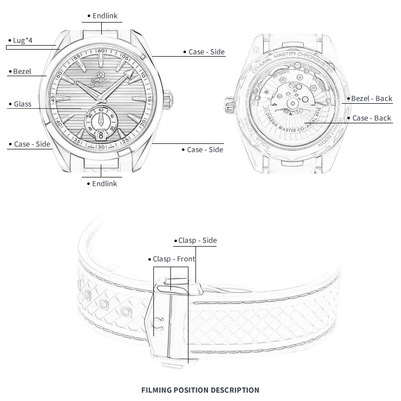 FWC WATCH PROTECTIVE FILM FOR OMEGA SEAMASTER 41 220.22.41.21.03.001