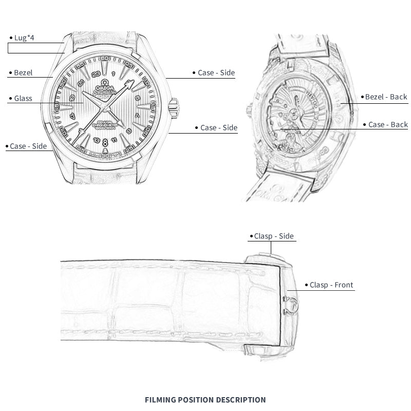 FWC WATCH PROTECTIVE FILM FOR OMEGA SEAMASTER 43 231.53.43.22.06.002