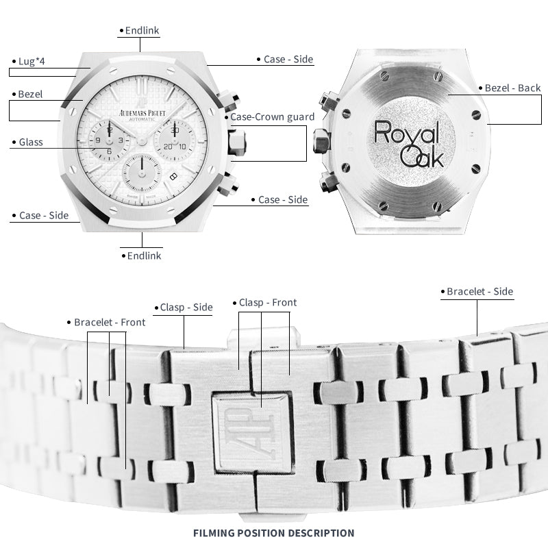 FILM DE PROTECTION MONTRE FWC POUR AUDEMARS PIGUET ROYAL OAK 41 26331ST.OO.1210ST.01