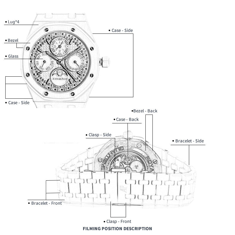 FILM DE PROTECTION MONTRE FWC POUR AUDEMARS PIGUET ROYAL OAK 41 26240ST.OO.1320ST.02