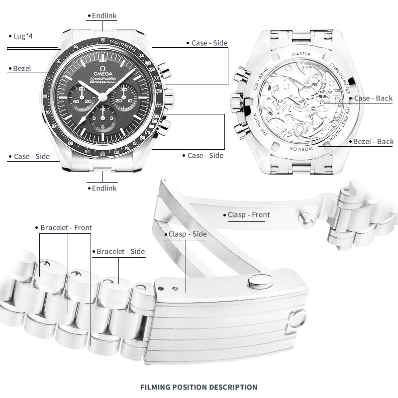 FWC WATCH PROTECTIVE FILM FOR OMEGA SPEEDMASTER 42 311.30.42.30.01.005