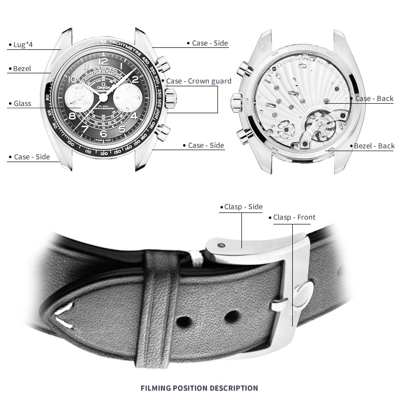 FWC WATCH PROTECTIVE FILM FOR OMEGA SPEEDMASTER 43 329.92.43.51.10.001