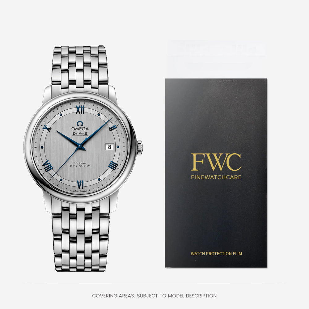 FWC-Uhrenschutzfolie für Omega De Ville 39.5 424.10.40.20.02.001