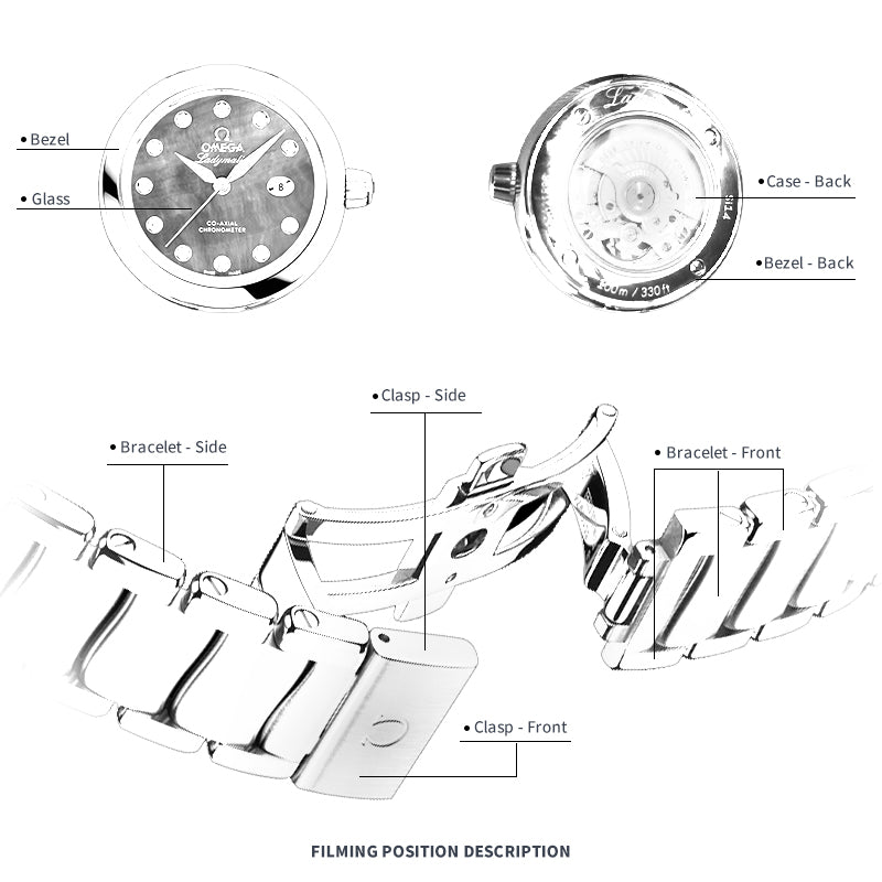 FWC WATCH PROTECTIVE FILM FOR OMEGA DE VILLE 34 425.30.34.20.57.004