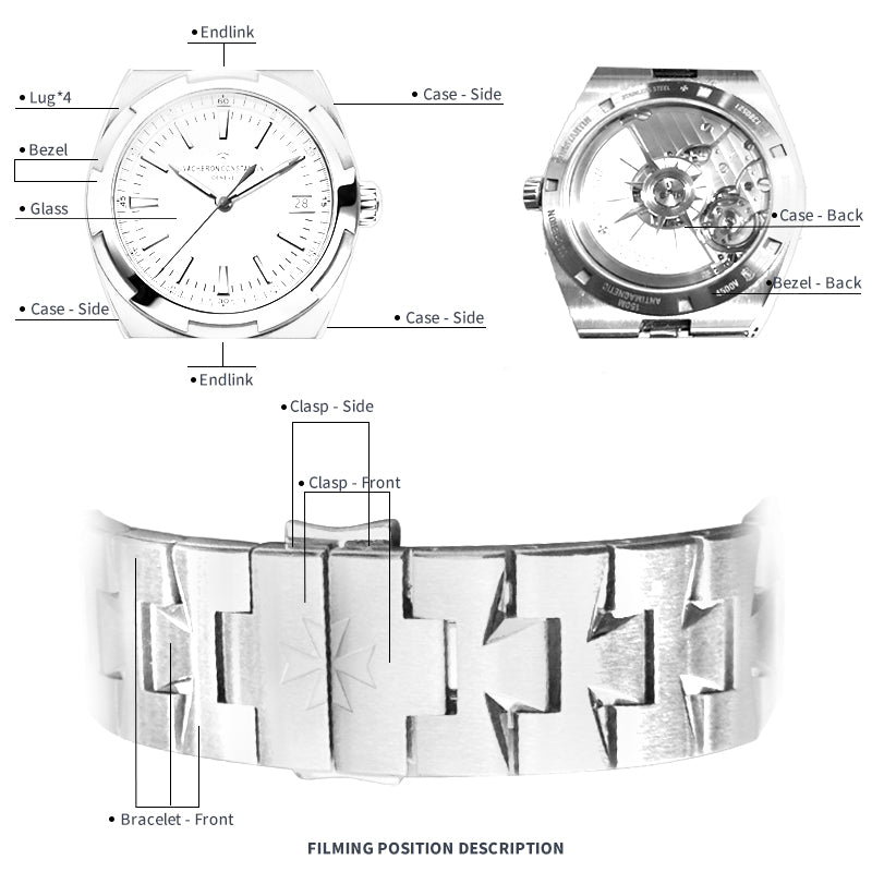 FWC WATCH PROTECTIVE FILM FOR VACHERON CONSTANTIN OVERSEAS 42.5 6000V/110R-B733