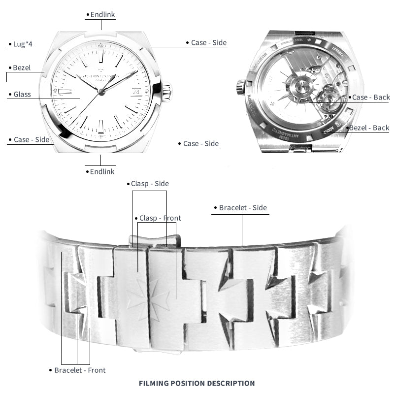 FILM DE PROTECTION MONTRE FWC POUR VACHERON CONSTANTIN OVERSEAS 42.5 6000V/110R-B733