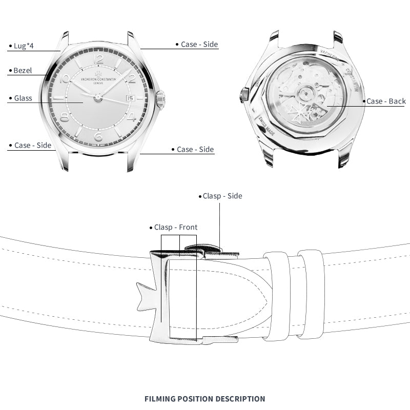 FWC WATCH PROTECTIVE FILM FOR VACHERON CONSTANTIN FIFTYSIX 40 4600E/000A-B442