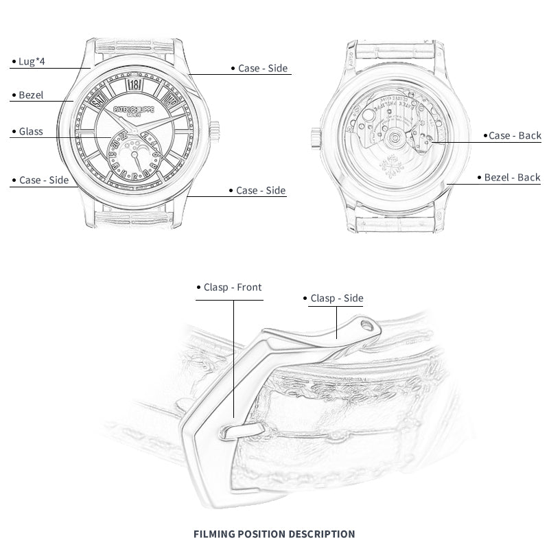 FWC WATCH PROTECTIVE FILM FOR PATEK PHILIPPE COMPLICATIONS 40 5205R-011