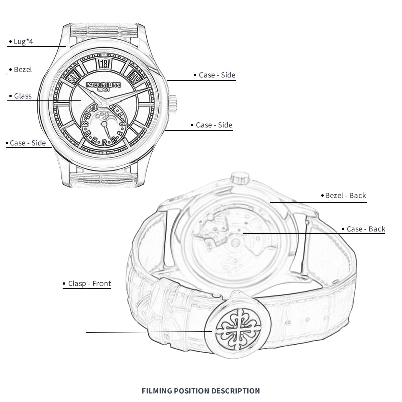 FWC-UHRENSCHUTZFOLIE FÜR PATEK PHILIPPE NAUTILUS 40 5712R-001