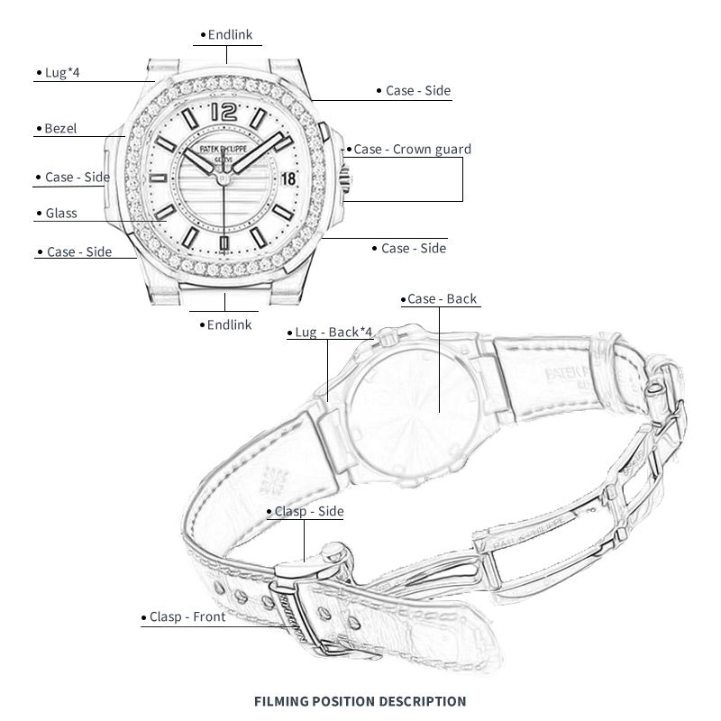 FWC-UHRENSCHUTZFOLIE FÜR PATEK PHILIPPE NAUTILUS 40 5712R-001