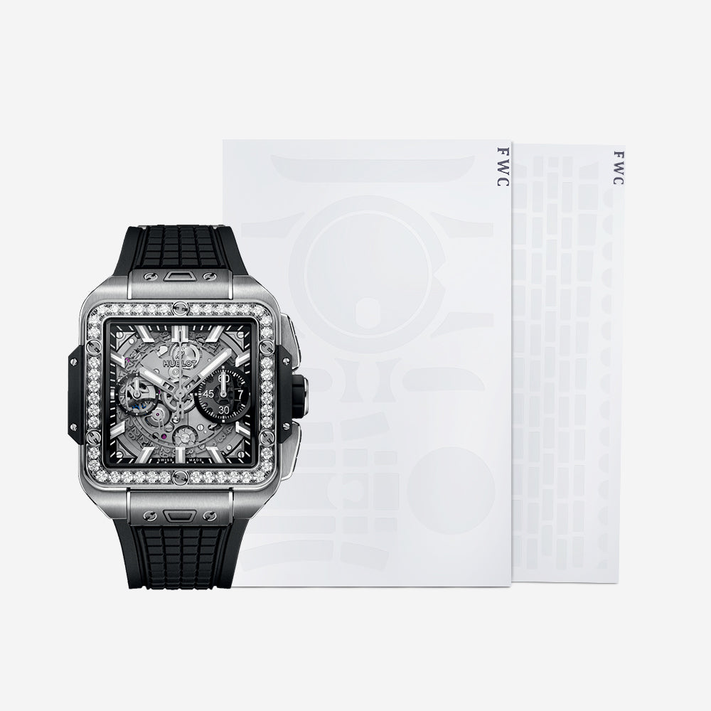 FWC WATCH PROTECTIVE FILM FOR HUBLOT SQUARE BANG UNICO 42 821.NX.0170.RX.1204