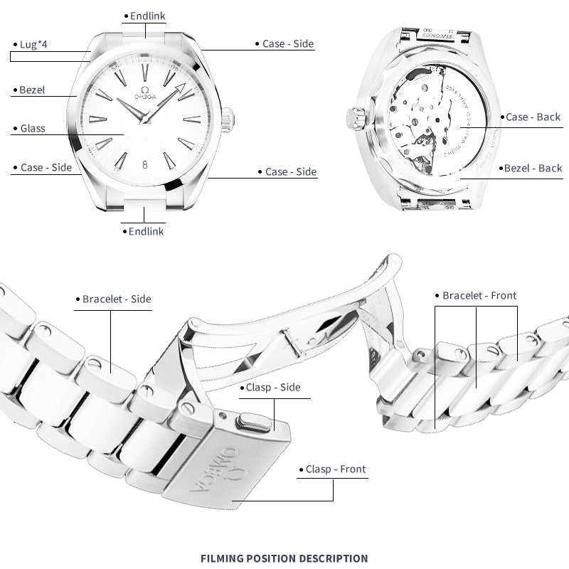 FWC WATCH PROTECTIVE FILM FOR OMEGA SEAMASTER 41 220.10.41.21.03.004