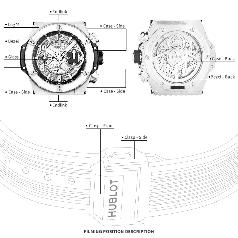 FWC WATCH PROTECTIVE FILM FOR HUBLOT BIG BANG 42 441.OL.5181.RX