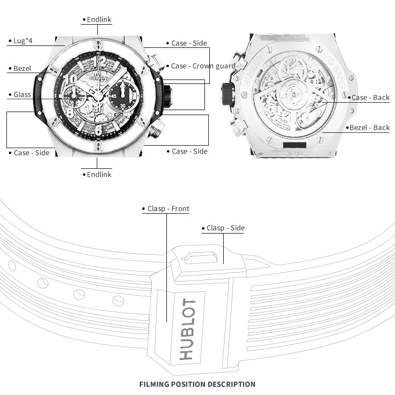 FWC-UHRENSCHUTZFOLIE FÜR HUBLOT BIG BANG 42 441.OL.5181.RX