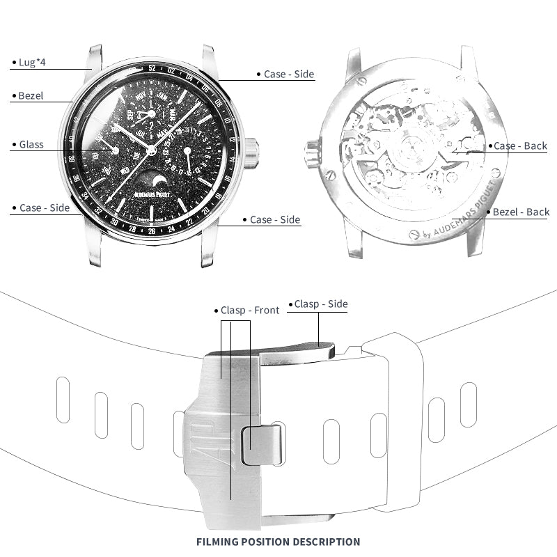 FILM DE PROTECTION MONTRE FWC POUR AUDEMARS PIGUET CODE 11.59 41 26394BC.OO.D027KB.01