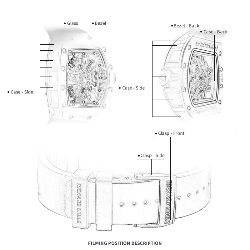 FWC WATCH PROTECTIVE FILM FOR RICHARD MILLER RM 68-01