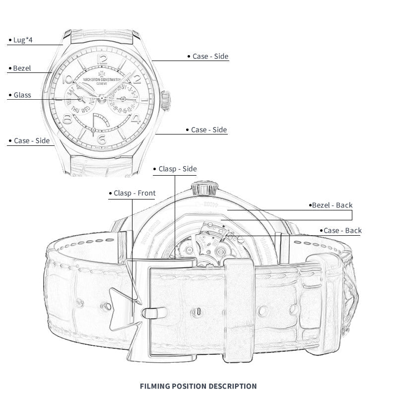 FWC WATCH PROTECTIVE FILM FOR VACHERON CONSTANTIN FIFTYSIX 40 4000E/000R-B438