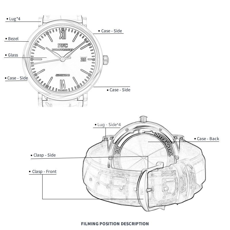 FILM DE PROTECTION DE MONTRE FWC POUR IWC PORTOFINO 40 IW356523