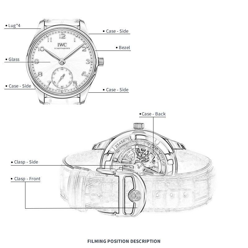 FILM DE PROTECTION DE MONTRE FWC POUR IWC PORTOFINO 40.4 IW358313