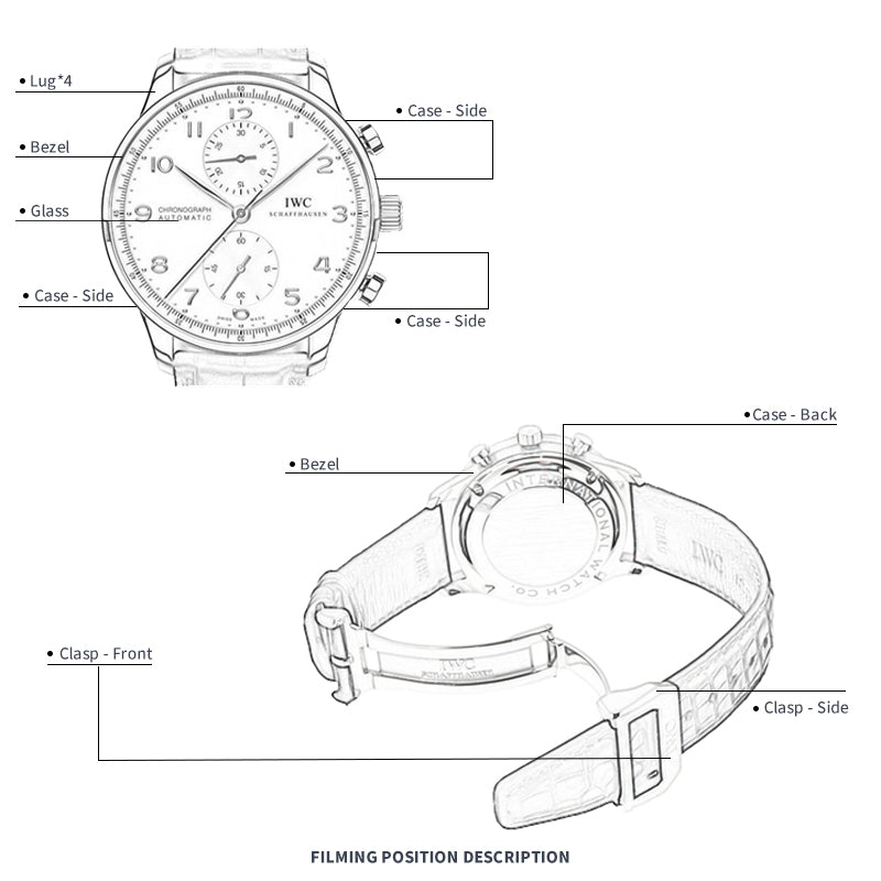 FILM DE PROTECTION MONTRE FWC POUR IWC PORTUGIESER 40.9 IW371445