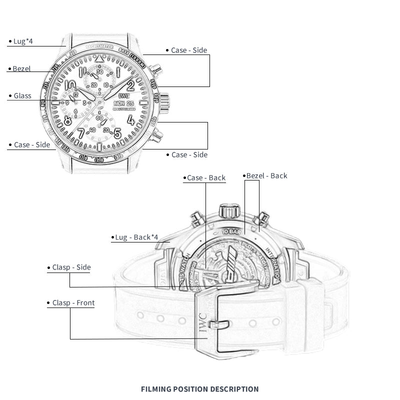FWC WATCH PROTECTIVE FILM FOR IWC PILOT'S WATCH 41.1 IW388305