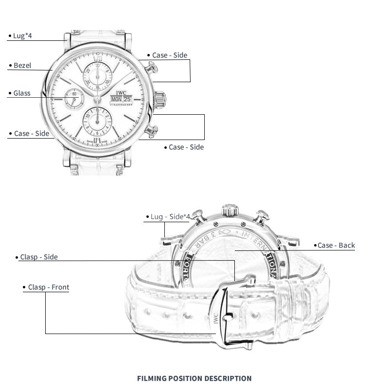 FILM DE PROTECTION DE MONTRE FWC POUR IWC PORTOFINO 42 IW391031