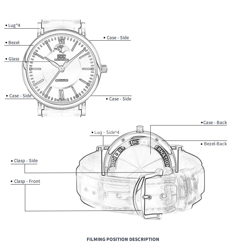 FILM DE PROTECTION DE MONTRE FWC POUR IWC PORTOFINO 40 IW459402