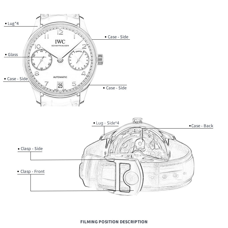 FILM DE PROTECTION DE MONTRE FWC POUR IWC PORTUGIESER 42.3 IW500704