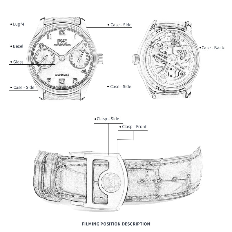 FWC Uhrenschutzfolie für IWC Portugieser 42.3 IW500713M