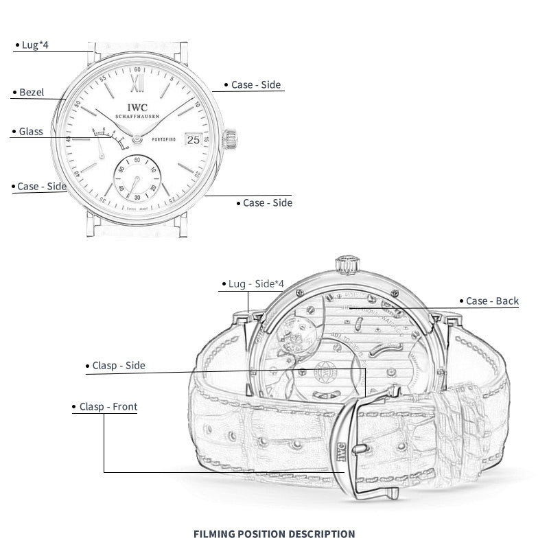 FILM DE PROTECTION DE MONTRE FWC POUR IWC PORTOFINO 45 IW510103