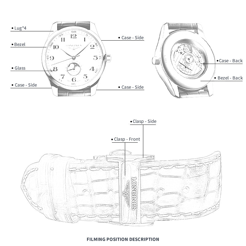 FWC WATCH PROTECTIVE FILM FOR LONGINES CLASSIC 42 L2.919.4.78.3