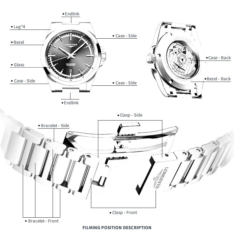 FWC WATCH PROTECTIVE FILM FOR LONGINES SPORT 41 L3.830.4.52.6