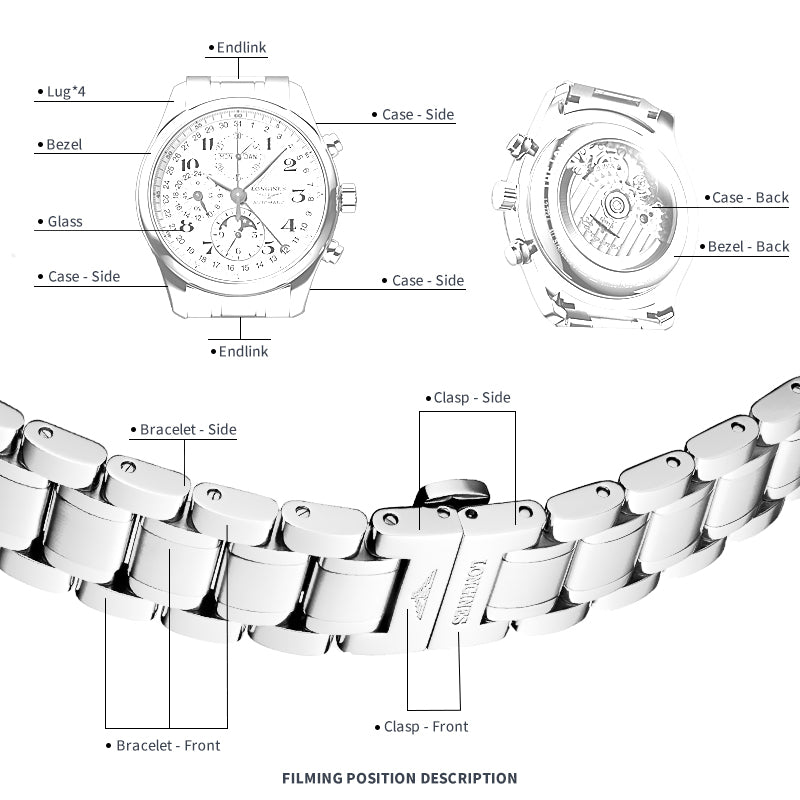 FWC WATCH PROTECTIVE FILM FOR LONGINES CLASSIC 42 L2.773.4.78.6