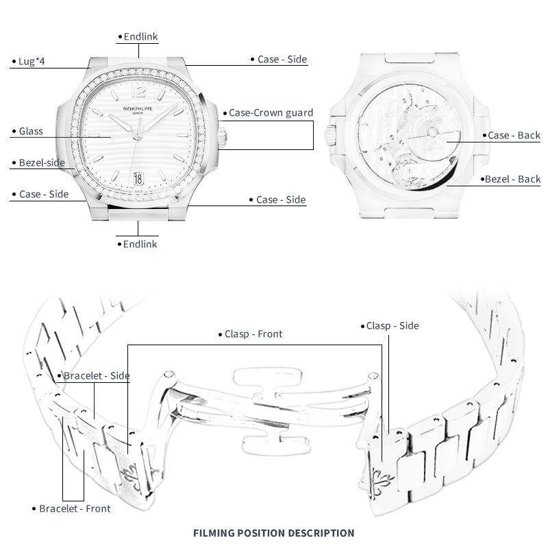 FWC WATCH PROTECTIVE FILM FOR PATEK PHILIPPE NAUTILUS 35.2 7118/1200R-010