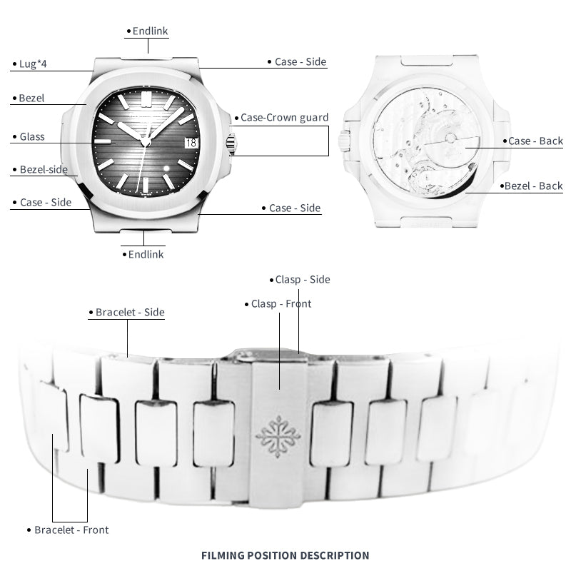 FWC WATCH PROTECTIVE FILM FOR PATEK PHILIPPE 40.5 5726/1A-014