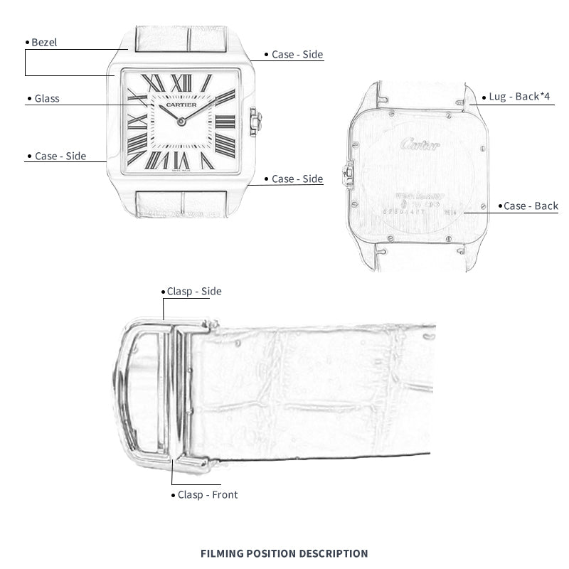 FWC WATCH PROTECTIVE FILM FOR CARTIER SANTOS DE CARTIER 44.6X34.6 W2006951