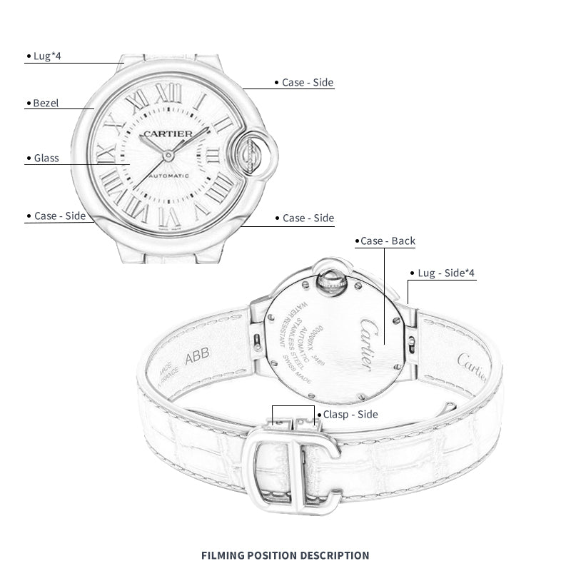 FWC WATCH PROTECTIVE FILM FOR CARTIER BALLON BLEU 33 WSBB0069