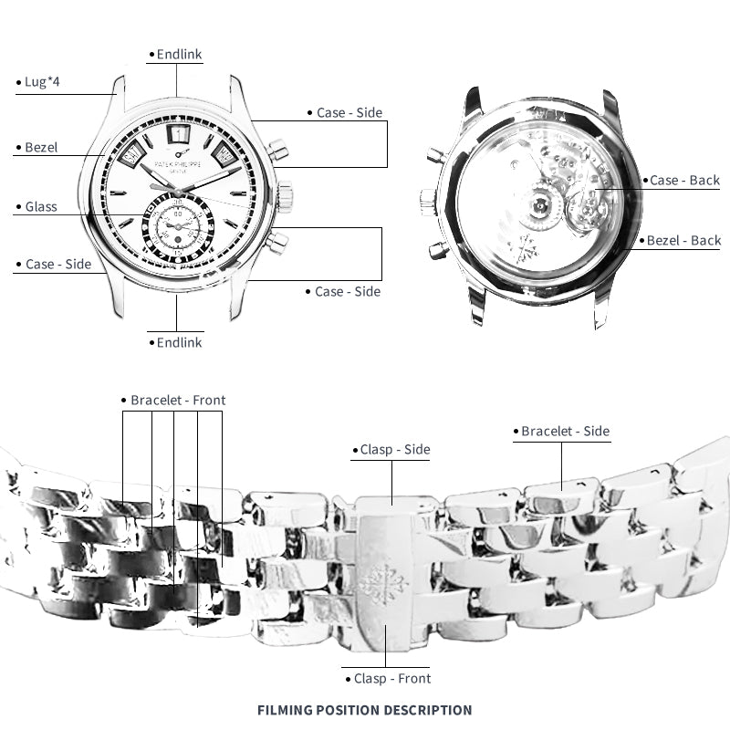 FWC-UHRENSCHUTZFOLIE FÜR PATEK PHILIPPE COMPLICATIONS 40.5 5960/1A-001