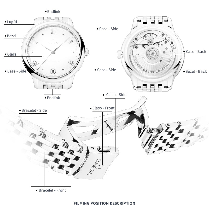 FWC WATCH PROTECTIVE FILM FOR OMEGA DE VILLE 34 434.10.34.20.02.001