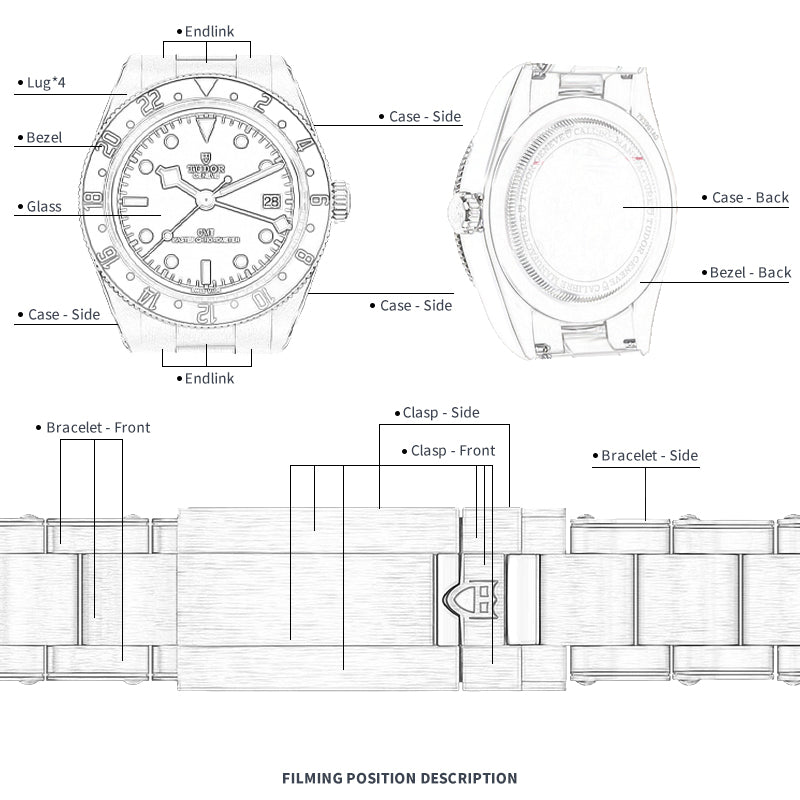 FWC WATCH PROTECTIVE FILM FOR TUDOR BLACK BAY 39 M7939G1A0NRU-0001