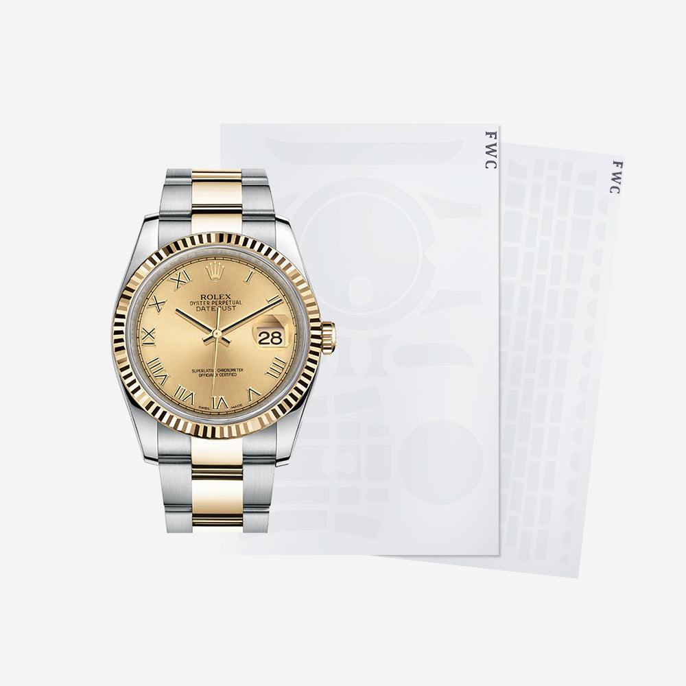 FWC FOR ROLEX DATEJUST 36 116233-0193 WATCH PROTECTION FILM